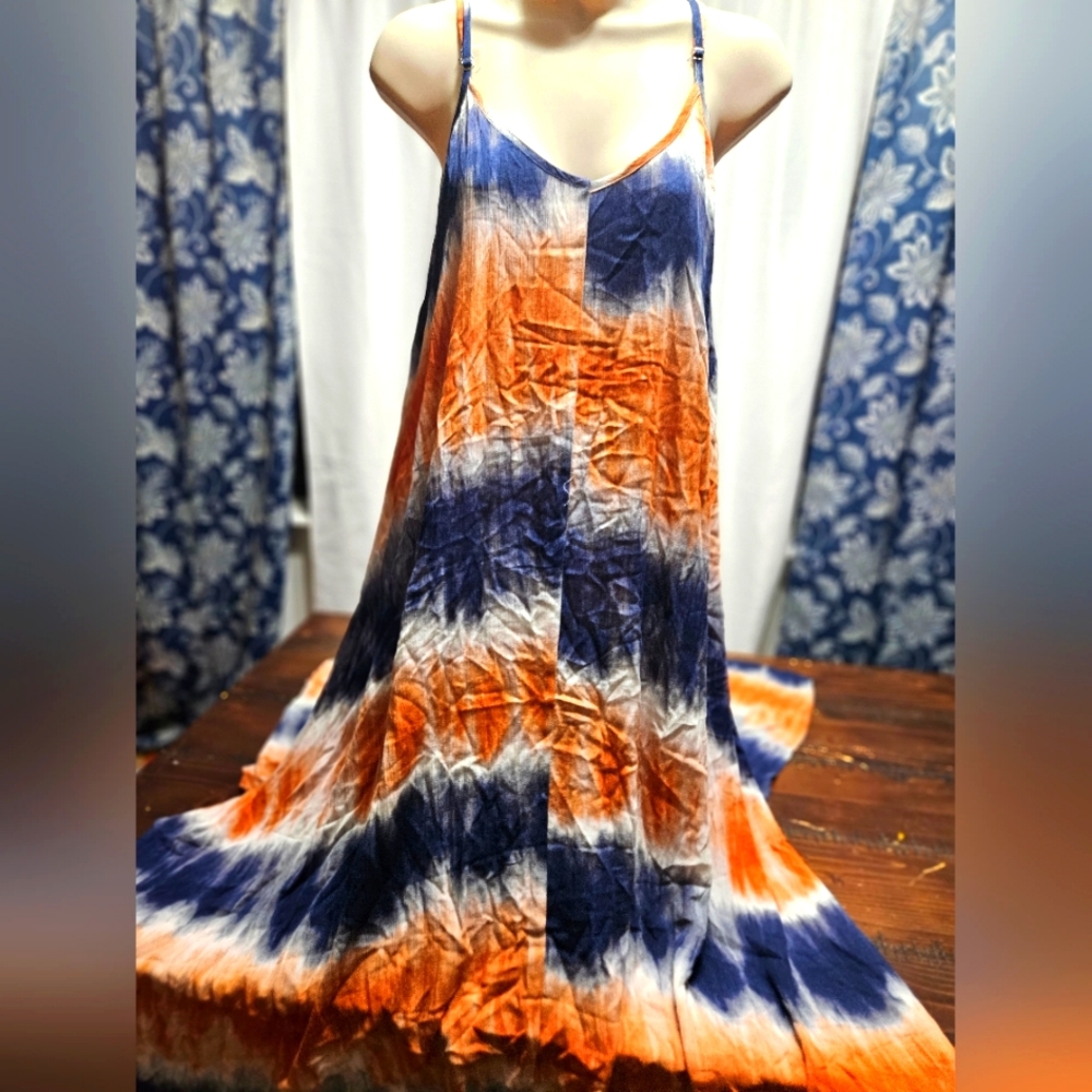 Tie dyed summer dress